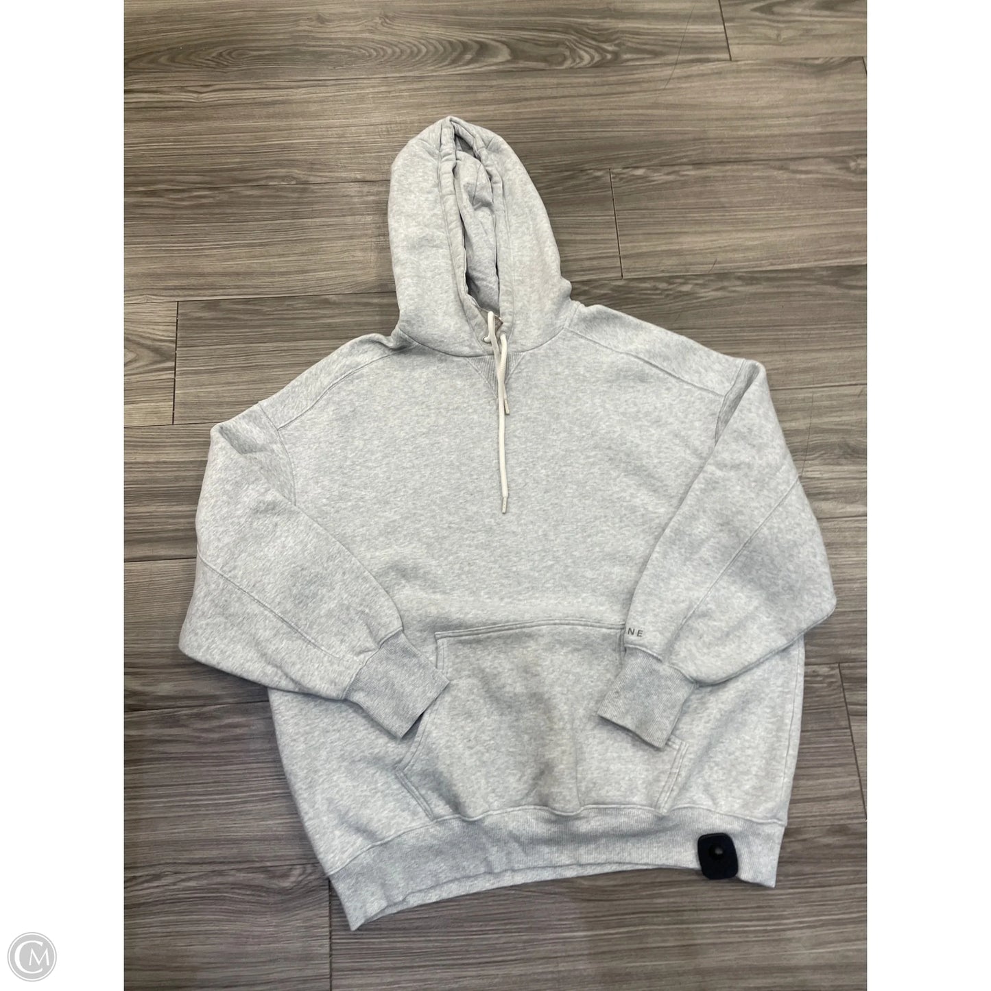 Sweatshirt Hoodie By Aerie In Grey, Size: M