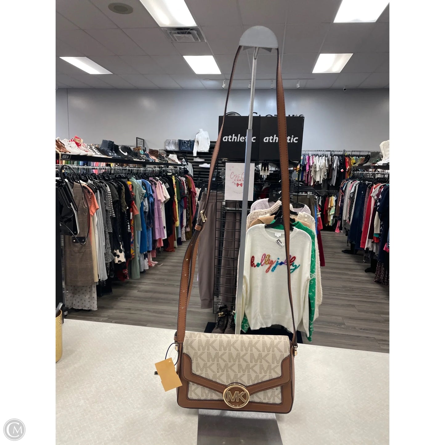 Crossbody Designer By Michael Kors, Size: Medium