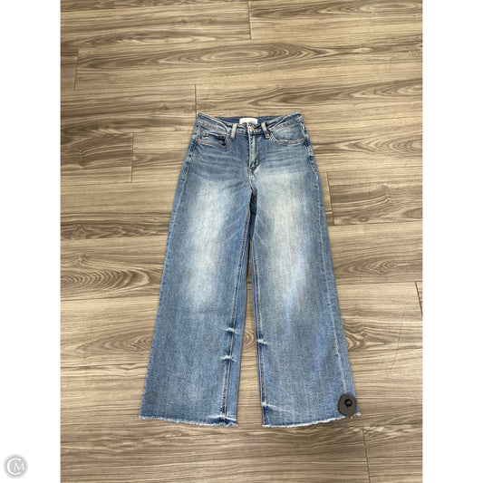 Jeans Wide Leg By Vervet In Blue Denim, Size: 2