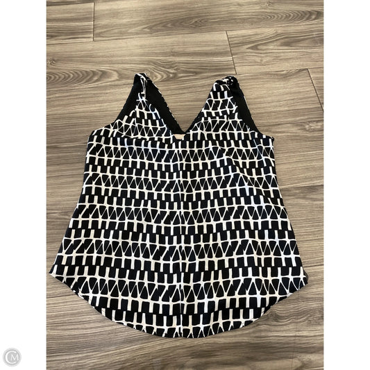 Tank Top By Banana Republic In Black & White, Size: 8