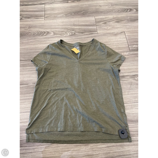 Top Short Sleeve Basic By Falls Creek In Green, Size: Xl