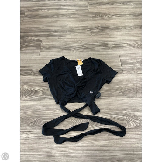 Top Short Sleeve Basic By Hollister In Black, Size: M