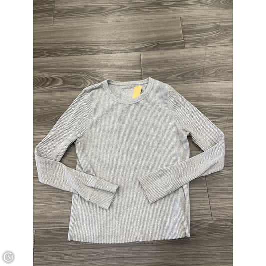 Top Long Sleeve Basic By Aerie In Grey, Size: Xl