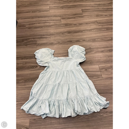 Dress Casual Short By Clothes Mentor In Blue, Size: Xl