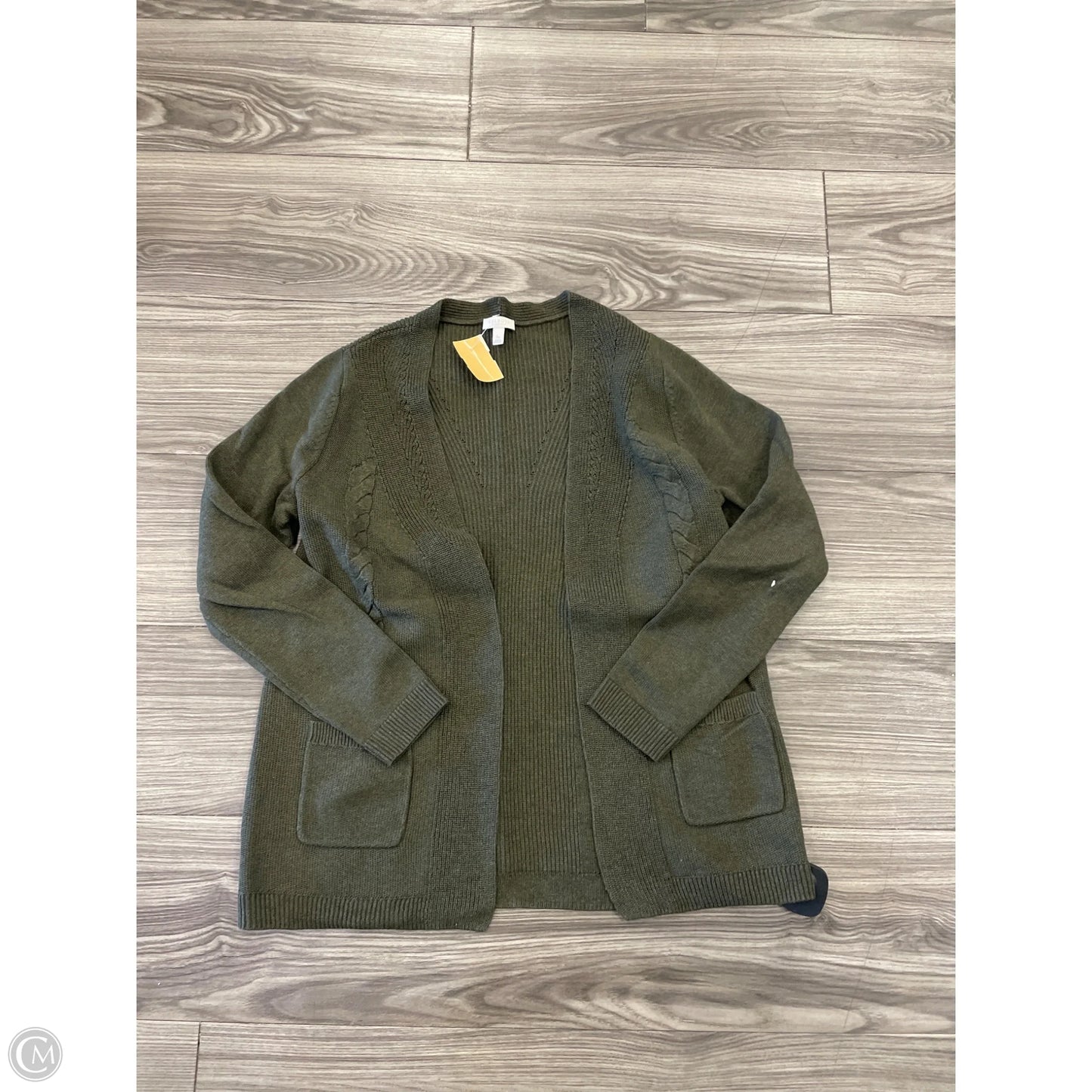 Cardigan By Talbots In Green, Size: Sp