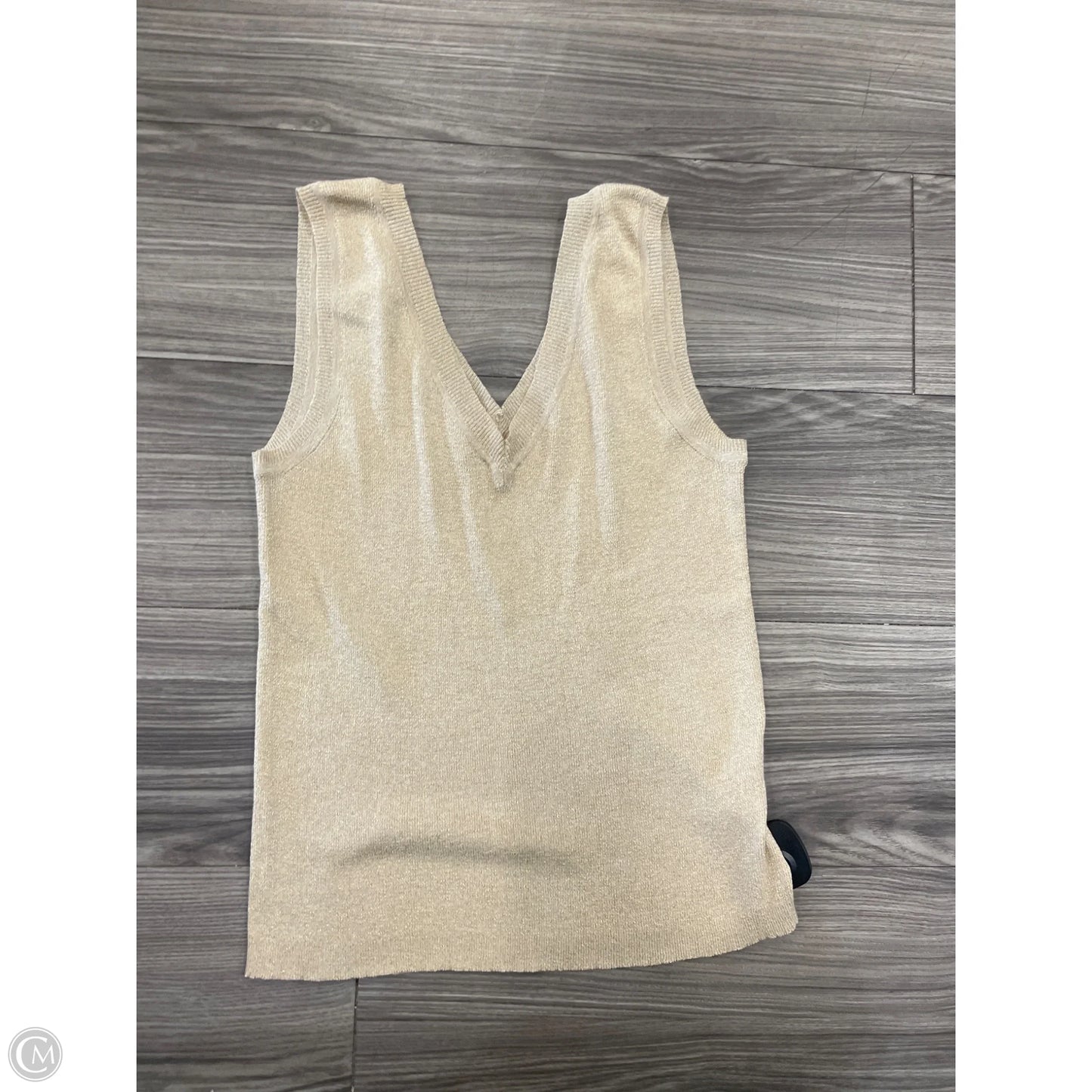 Tank Top By Talbots In Gold, Size: L
