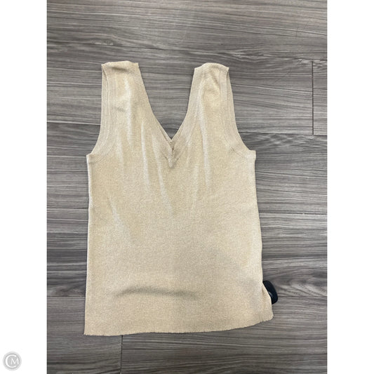 Tank Top By Talbots In Gold, Size: L