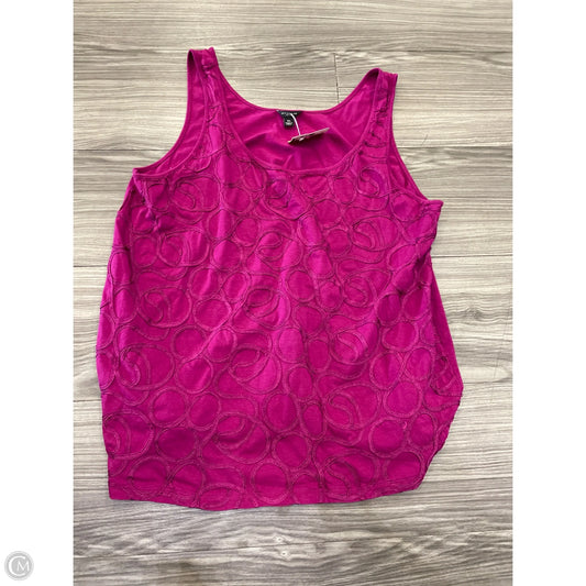 Tank Top By Ann Taylor In Pink, Size: Xl