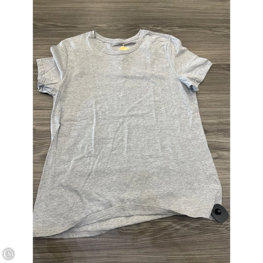 Top Short Sleeve Basic By Time And Tru In Grey, Size: Xl