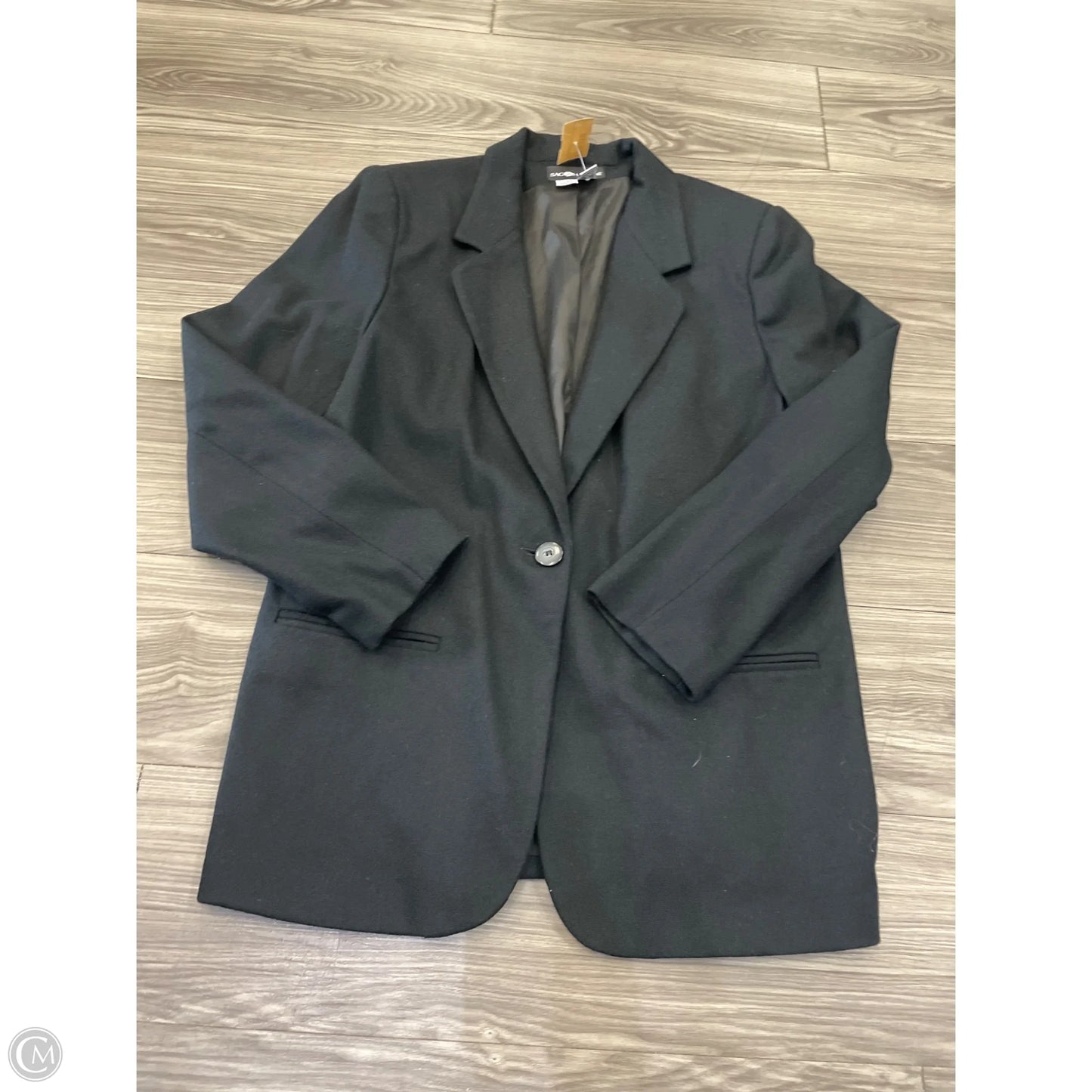 Blazer By Sag Harbor In Black, Size: 14