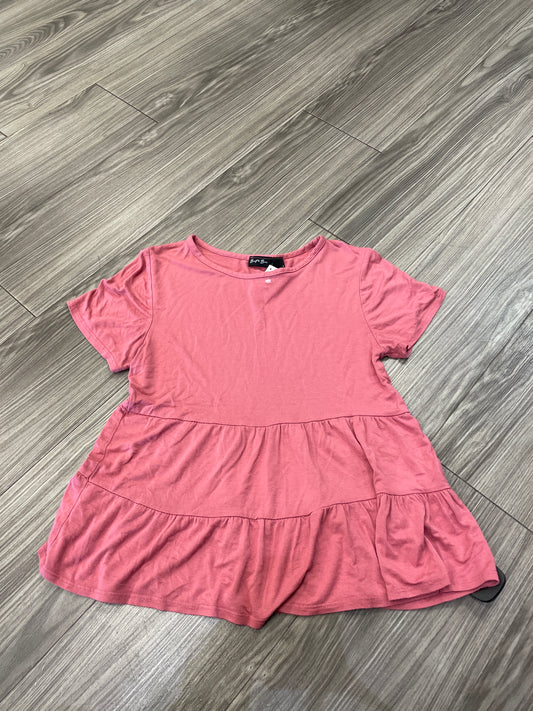 Top Short Sleeve By Clothes Mentor In Pink, Size: M