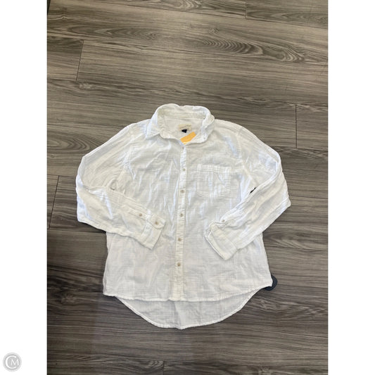 Top Long Sleeve By Universal Thread In White, Size: M