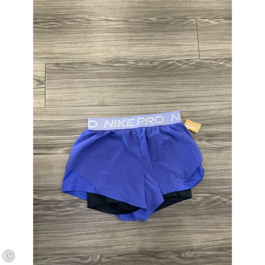 Athletic Shorts By Nike In Purple, Size: M