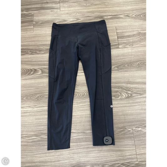 Athletic Leggings By Lululemon In Black, Size: 12