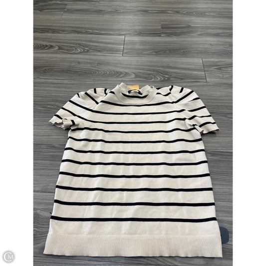 Top Short Sleeve By Clothes Mentor In Beige, Size: Xl