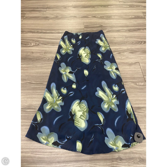 Skirt Maxi By Rag In Blue & Green, Size: M