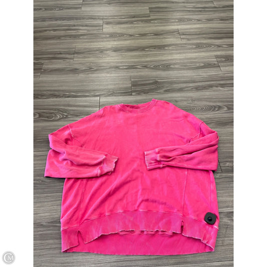 Sweatshirt Crewneck By Aerie In Pink, Size: Xl