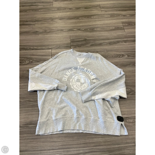 Sweatshirt Crewneck By Aerie In Grey, Size: Xl