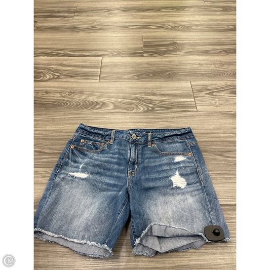 Shorts By American Eagle In Blue Denim, Size: 8