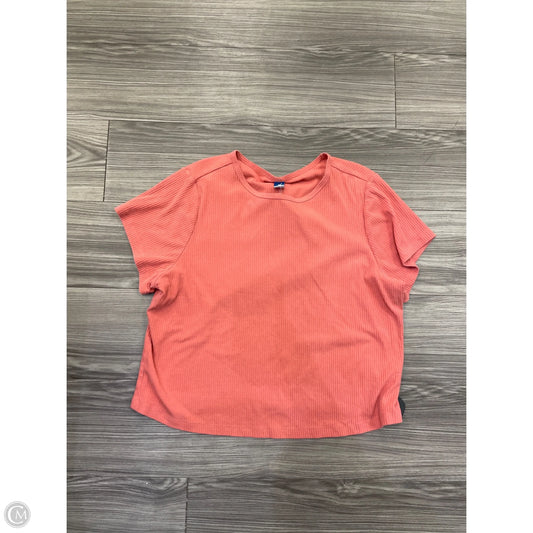 Top Short Sleeve Basic By Old Navy In Pink, Size: 2x