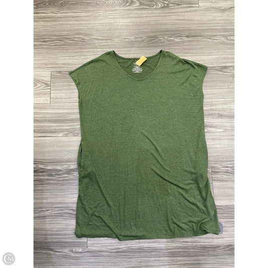 Dress Casual Short By Time And Tru In Green, Size: Xxl