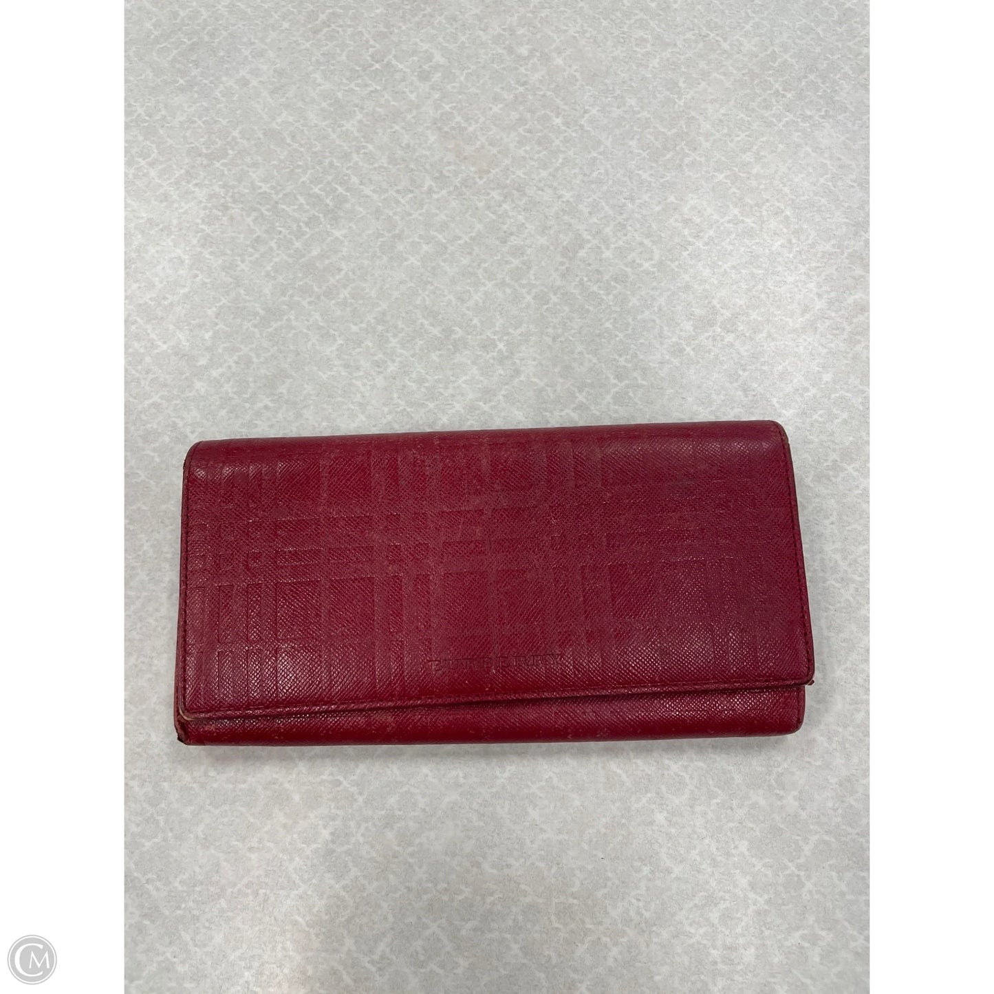 Wallet Luxury Designer By Burberry, Size: Medium