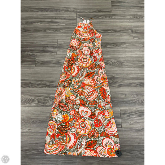 Dress Casual Maxi By Loft In Floral Print, Size: Xs