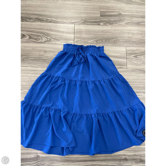 Skirt Midi By Clothes Mentor In Blue, Size: S