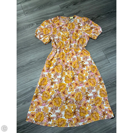 Dress Casual Midi By Clothes Mentor In Multi-colored, Size: M