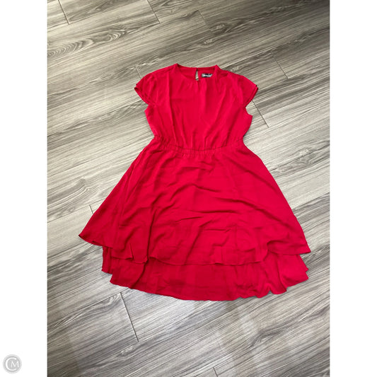 Dress Casual Short By Allegra K In Red, Size: M