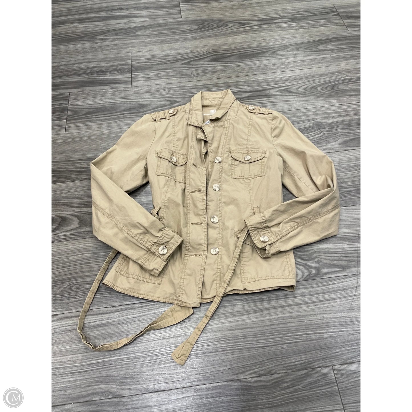 Jacket Other By Faded Glory In Tan, Size: M
