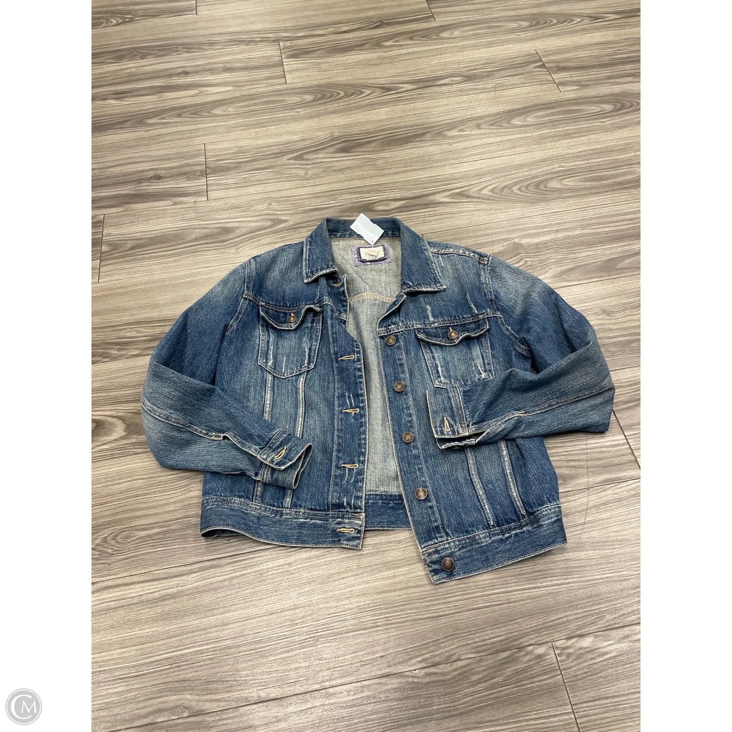 Jacket Denim By Forever 21 In Blue Denim, Size: M