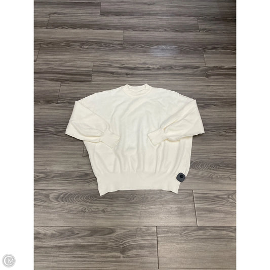 Sweater By Clothes Mentor In Cream, Size: L
