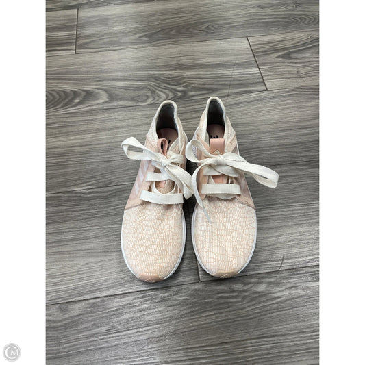 Shoes Sneakers By Adidas In Cream & Pink, Size: 9