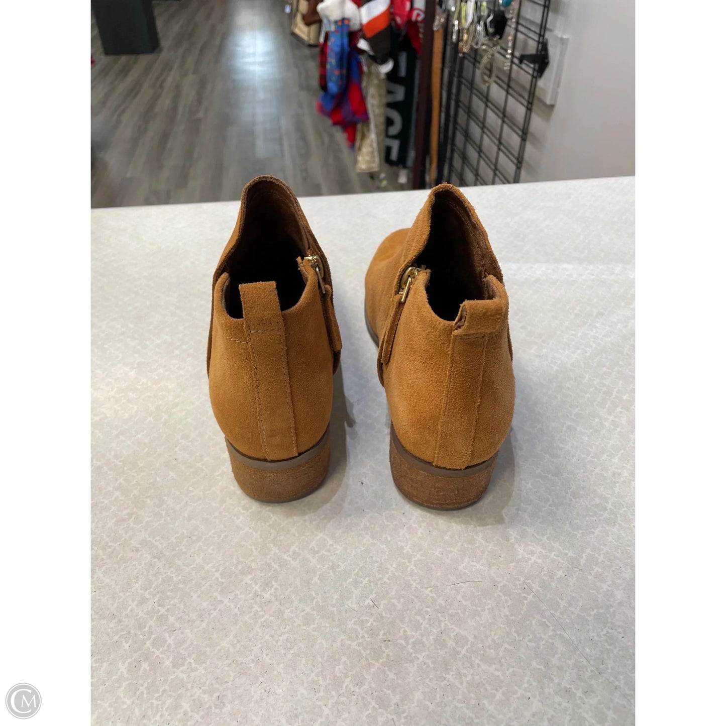 Boots Ankle Flats By Toms In Tan, Size: 8.5