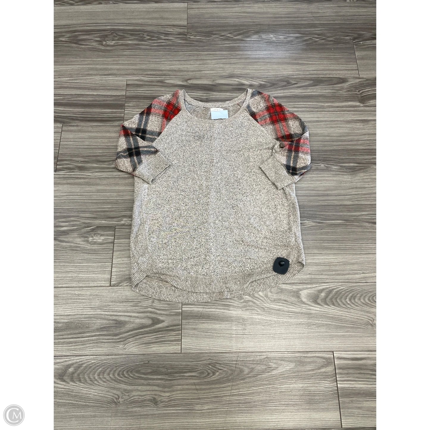 Top 3/4 Sleeve By Maurices In Cream, Size: M