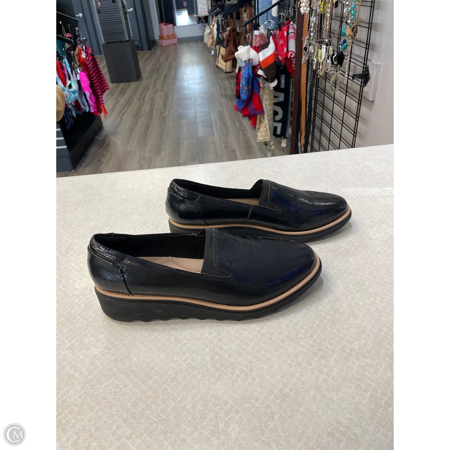 Shoes Flats By Clothes Mentor In Black, Size: 9.5