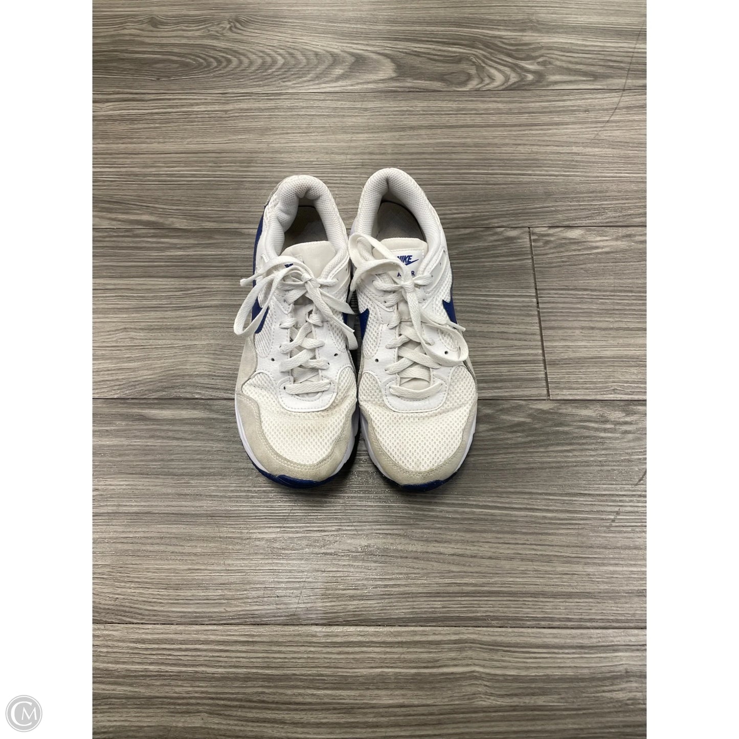 Shoes Athletic By Nike In Blue Denim, Size: 8