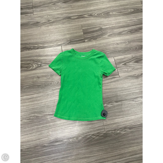 Top Short Sleeve By Old Navy In Green, Size: S