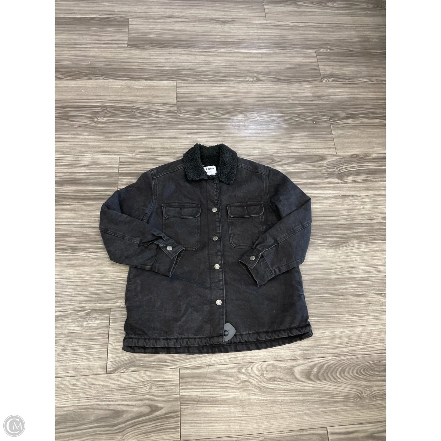 Jacket Denim By Old Navy In Black, Size: Xsp