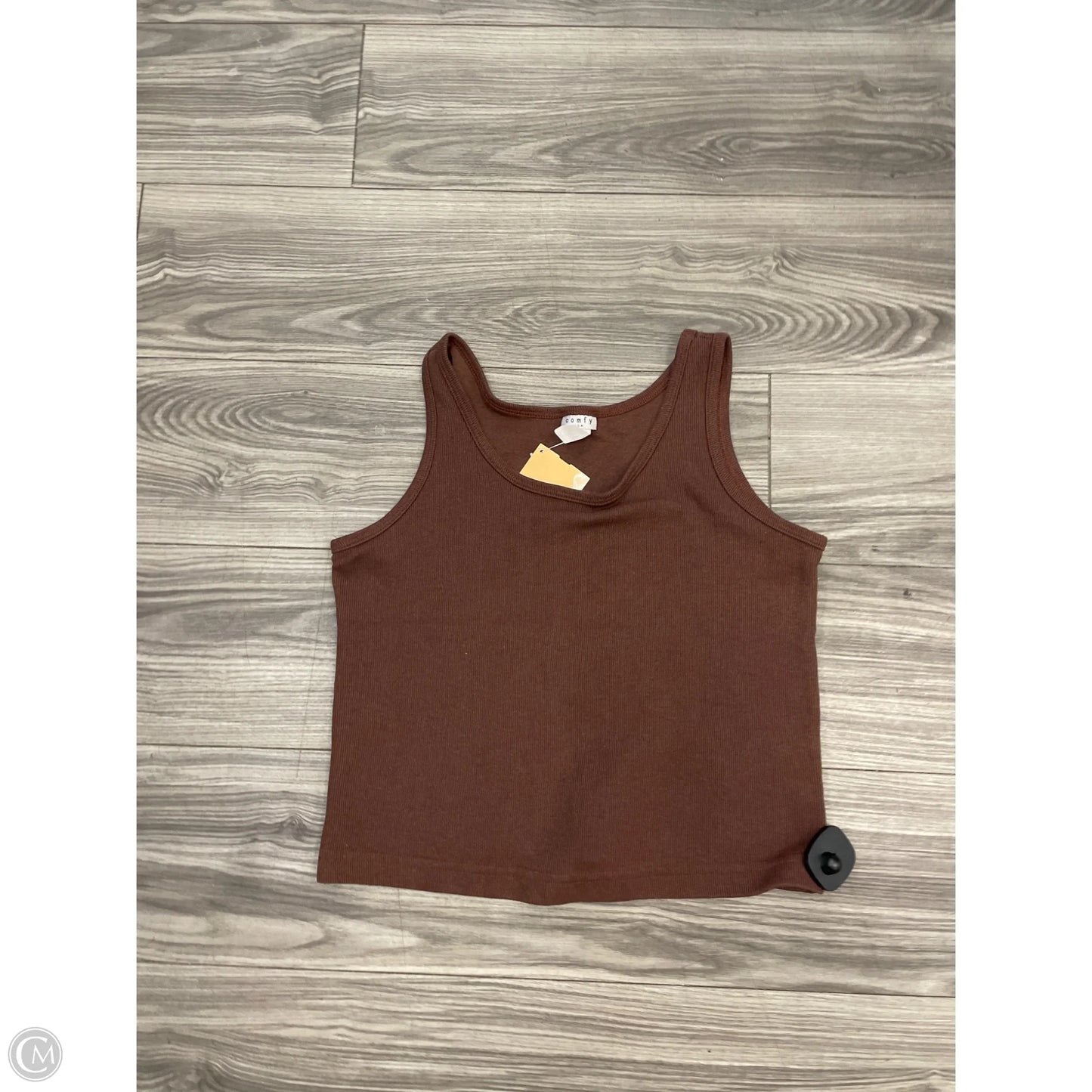 Tank Top By Comfy In Brown, Size: S