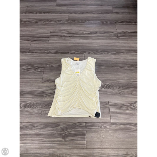 Top Short Sleeve By A New Day In Yellow, Size: Xxl