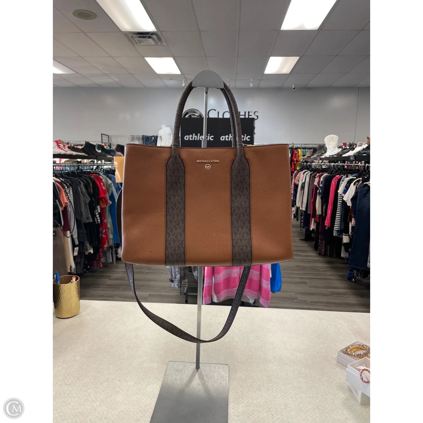 Crossbody Designer By Michael Kors, Size: Medium