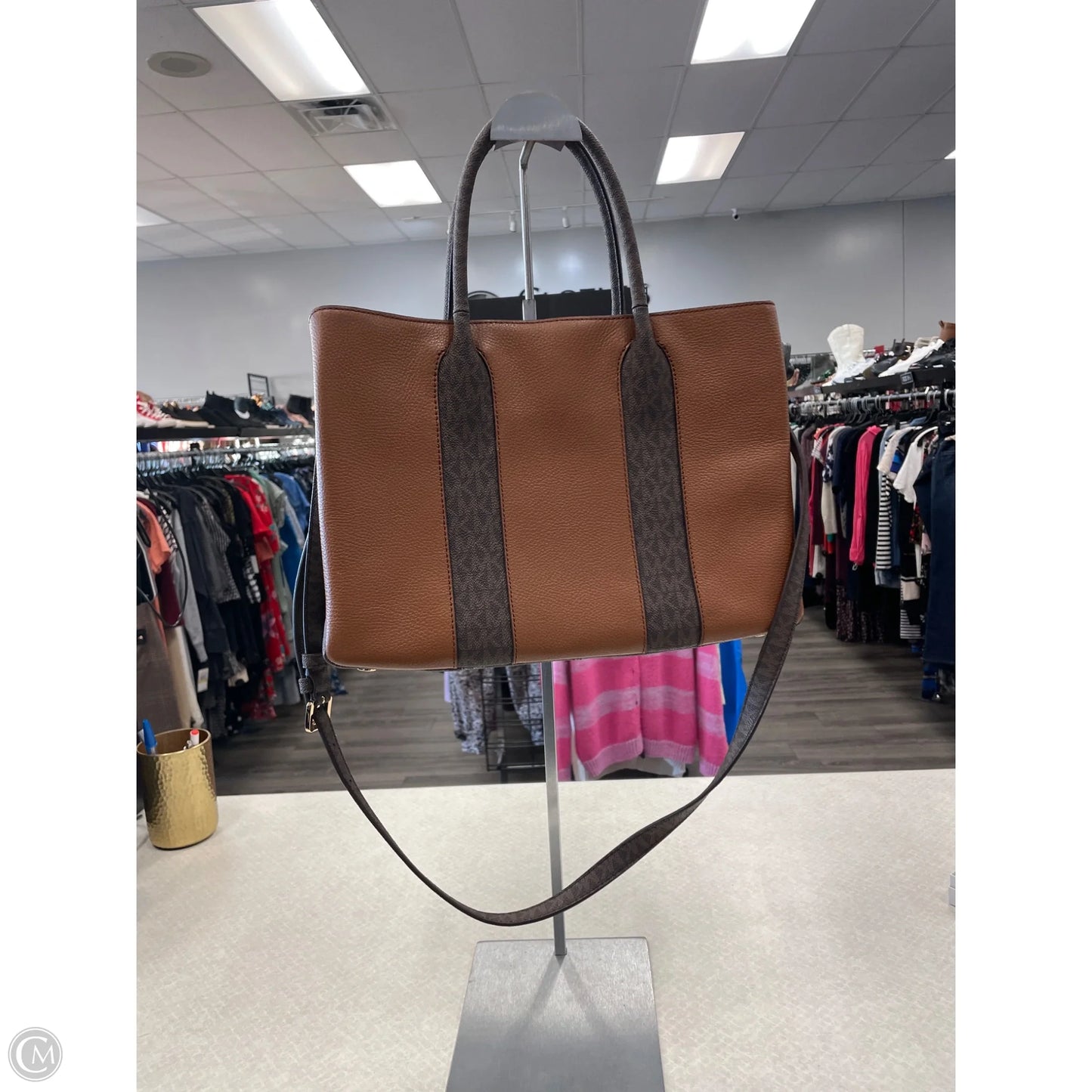 Crossbody Designer By Michael Kors, Size: Medium