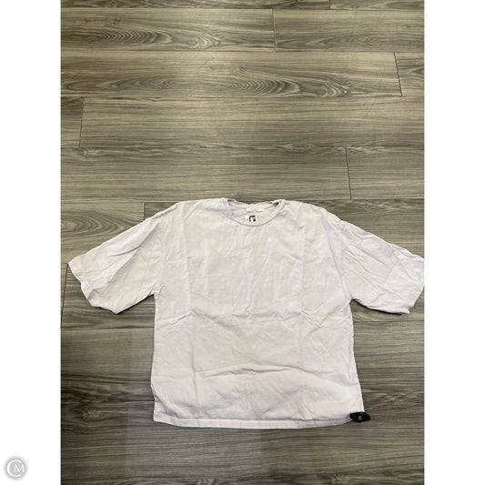 Top Short Sleeve By Zara In Purple, Size: S