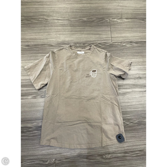 Top Short Sleeve By Forever 21 In Brown, Size: S