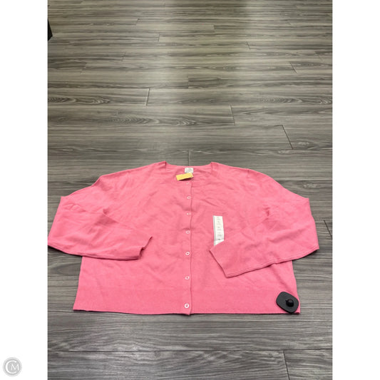 Cardigan By A New Day In Pink, Size: Xl