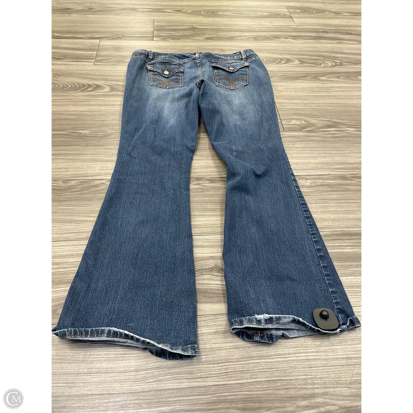 Jeans Boot Cut By So In Blue, Size: 1x