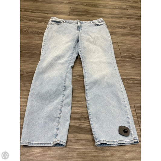 Jeans Straight By Members Mark In Blue, Size: 18