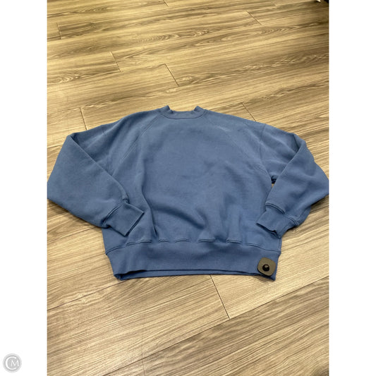 Sweatshirt Crewneck By Dsg Outerwear In Blue, Size: S